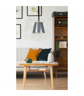 Chertsey Dome Pendant Ceiling Light Black-2