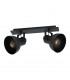 Barnstaple 2 Lamp Twin Spotlight Black