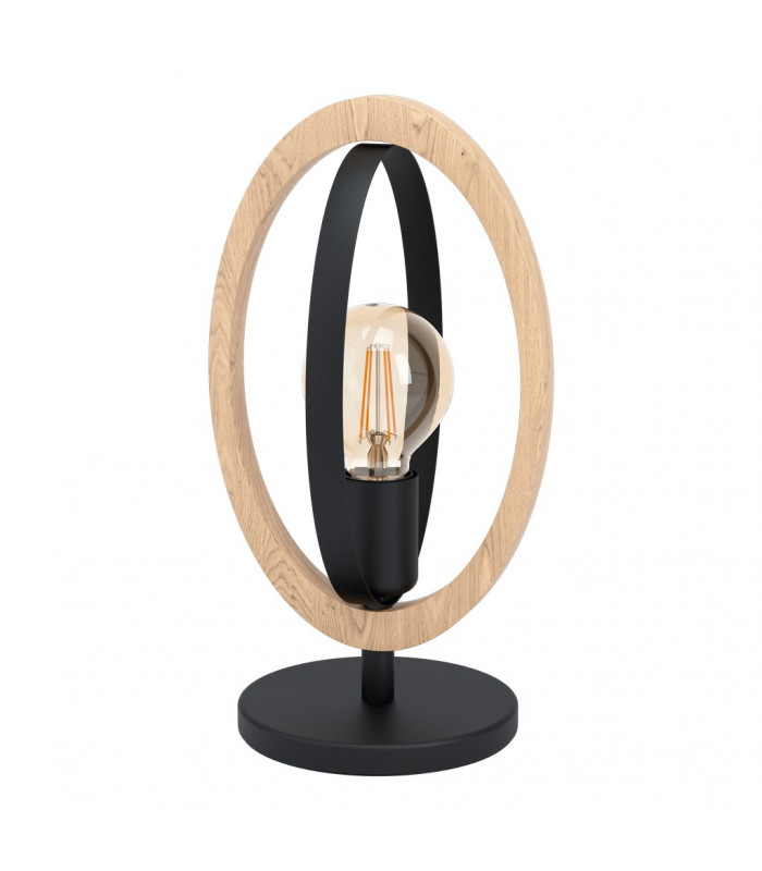 Basildon Table Lamp Black Brown