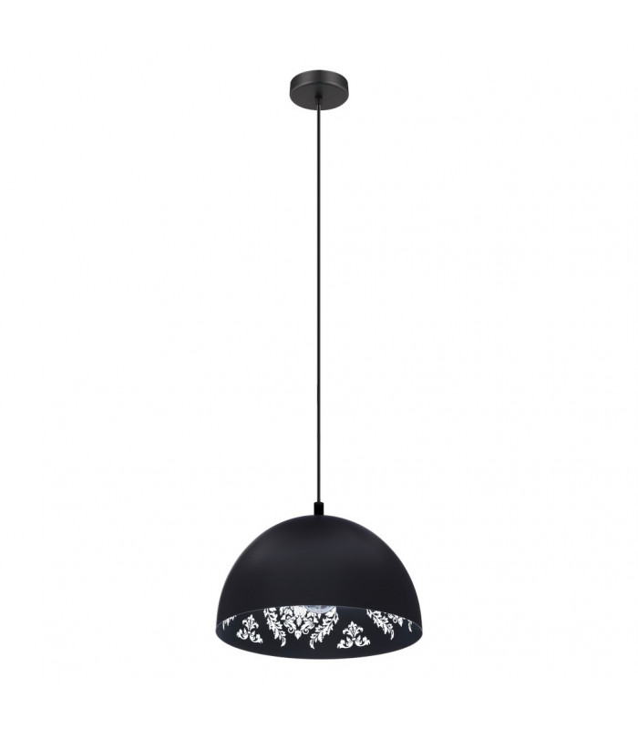 Congresbury Dome Pendant Ceiling Light Black-1
