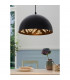 Congresbury Dome Pendant Ceiling Light Black-2
