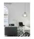 Vernham Wire Frame Pendant Ceiling Light Black-2