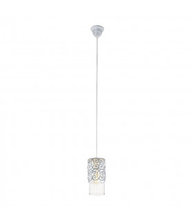 Cardigan Slim Pendant Ceiling Light Grey-Blue