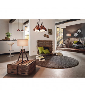 Auckland Dome Pendant Ceiling Light Copper-Coloured Antique-2