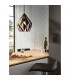 Carlton Wire Frame Pendant Ceiling Light Black Copper-2
