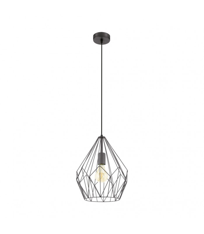 Carlton Wire Frame Pendant Ceiling Light Black