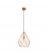 Carlton Wire Frame Pendant Ceiling Light Copper-Coloured