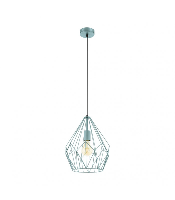 Carlton Wire Frame Pendant Ceiling Light Mint