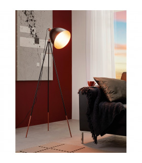 Chester Tripod Floor Lamp Black Copper-2