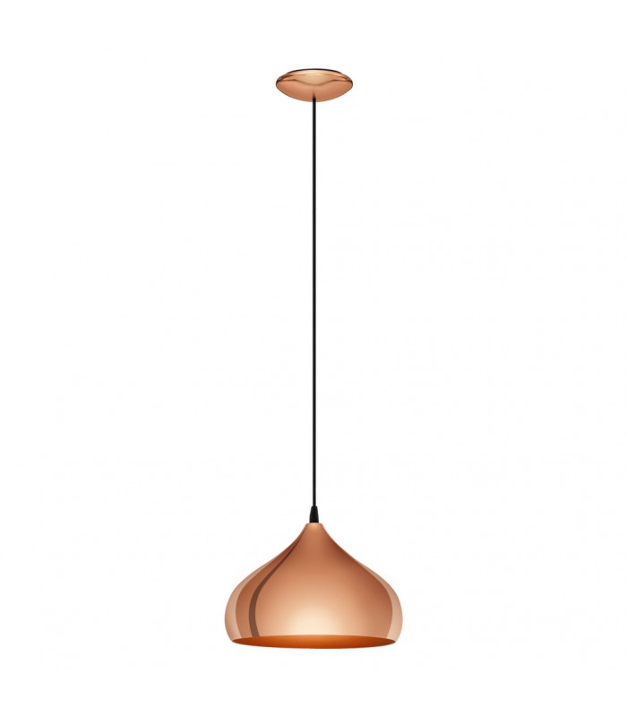 Hapton Dome Pendant Ceiling Light Copper-1