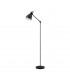 Priddy Task Floor Lamp Black White-1