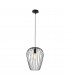 Newtown Wire Frame Pendant Ceiling Light Black