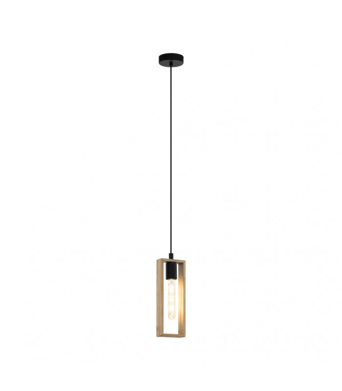 Littleton Slim Pendant Ceiling Light Black-1