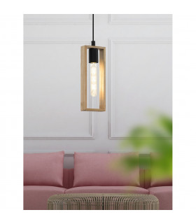 Littleton Slim Pendant Ceiling Light Black-2