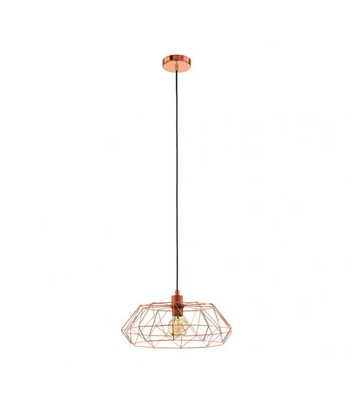 Carlton Wire Frame Pendant Ceiling Light Copper-1