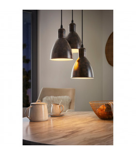 Priddy 3 Lamp Cluster Pendant Ceiling Light Copper-Coloured Antique-2