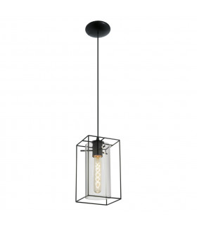 Loncino Slim Pendant Ceiling Light Black