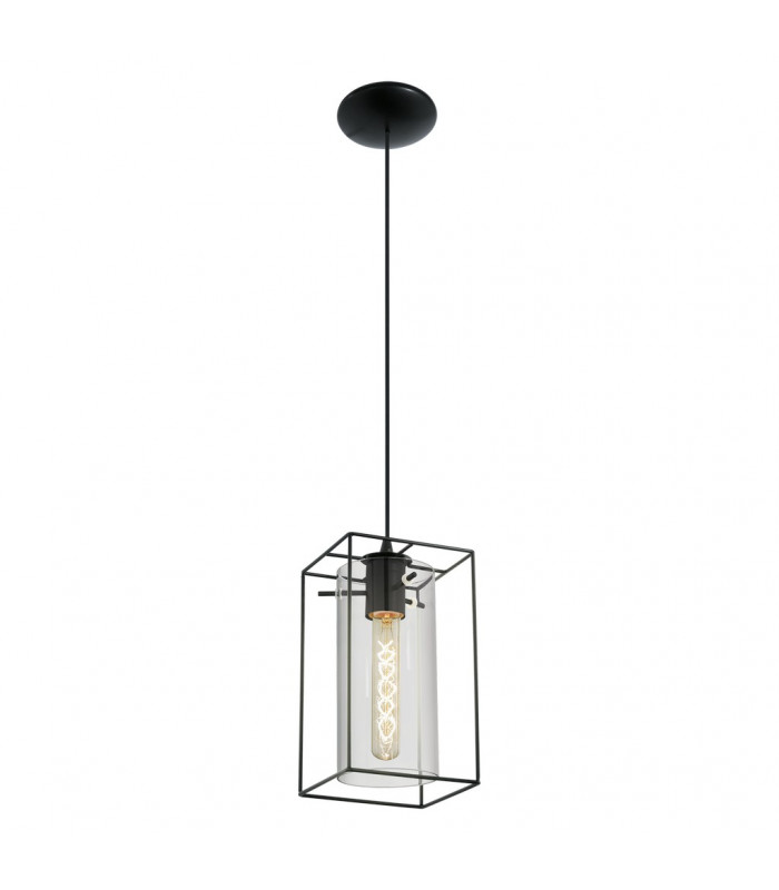 Loncino Slim Pendant Ceiling Light Black