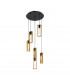 Littleton 6 Lamp Cluster Pendant Ceiling Light Black-1