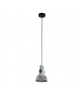 Barnstaple Dome Pendant Ceiling Light Black