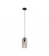 Roccamena Slim Pendant Ceiling Light Black Copper