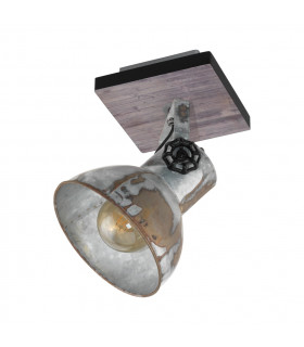 Barnstaple Single Spotlight Brown-Patina Black-1