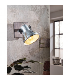 Barnstaple Single Spotlight Brown-Patina Black-2