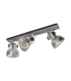 Barnstaple 3 Lamp Spotlight Bar Brown-Patina Black