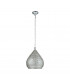 Melilla Dome Pendant Ceiling Light Silver-1