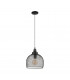 Straiton Dome Pendant Ceiling Light Black