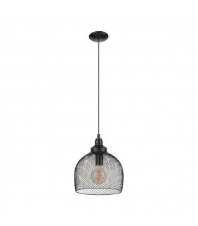 Straiton Dome Pendant Ceiling Light Black
