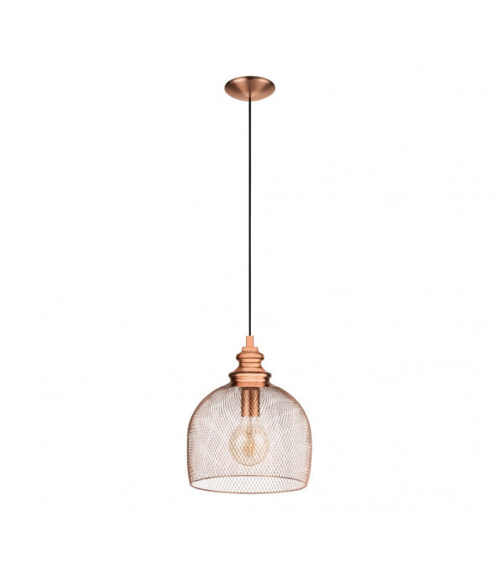 Straiton Dome Pendant Ceiling Light Copper-1