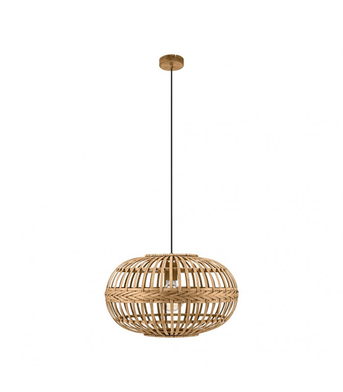 Amsfield Wire Frame Pendant Ceiling Light Brown-1