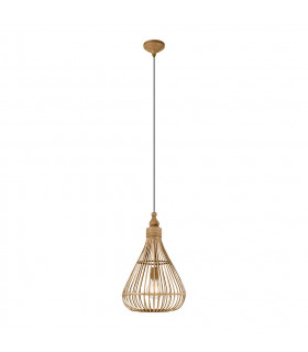 Amsfield Wire Frame Pendant Ceiling Light Brown