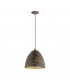 Safi Dome Pendant Ceiling Light Brown Gold-1