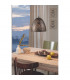 Safi Dome Pendant Ceiling Light Brown Gold-2