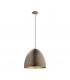 Safi Dome Pendant Ceiling Light Brown Gold