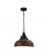 Grantham Dome Pendant Ceiling Light Antique-Brown Beige