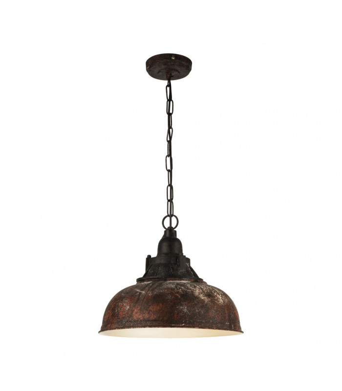 Grantham Dome Pendant Ceiling Light Antique-Brown Beige