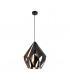Carlton Dome Pendant Ceiling Light Black Copper