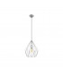 Carlton Wire Frame Pendant Ceiling Light Silver