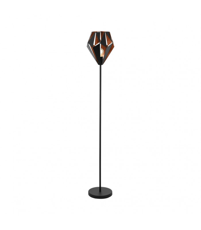 Carlton Floor Lamp Black Copper