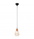 Tarbes Wire Frame Pendant Ceiling Light Black-1