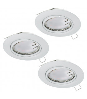 Peneto Recessed Downlight White - 3 Pack