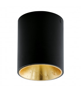Polasso Led Surface Mounted Downlight Black Gold