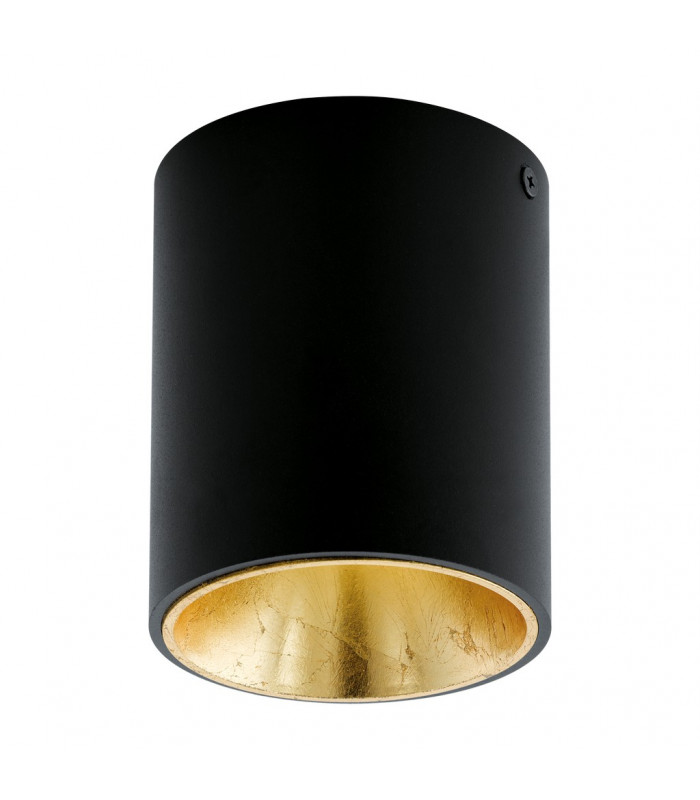 Polasso Led Surface Mounted Downlight Black Gold