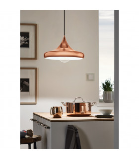 Coretto Dome Pendant Ceiling Light Copper-2