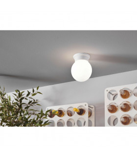 Durelo Globe Ceiling Light White-2