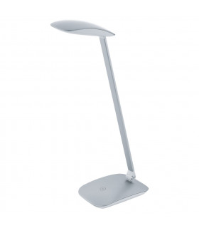 Cajero Led Desk Task Lamp Silver 4 Step Dimming