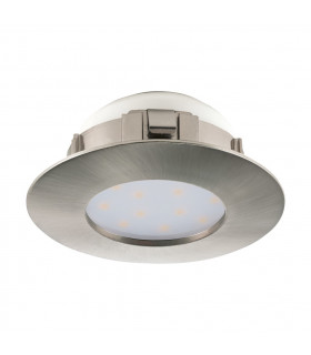 Pineda Led Outdoor Recessed Downlight Satin Nickel-1